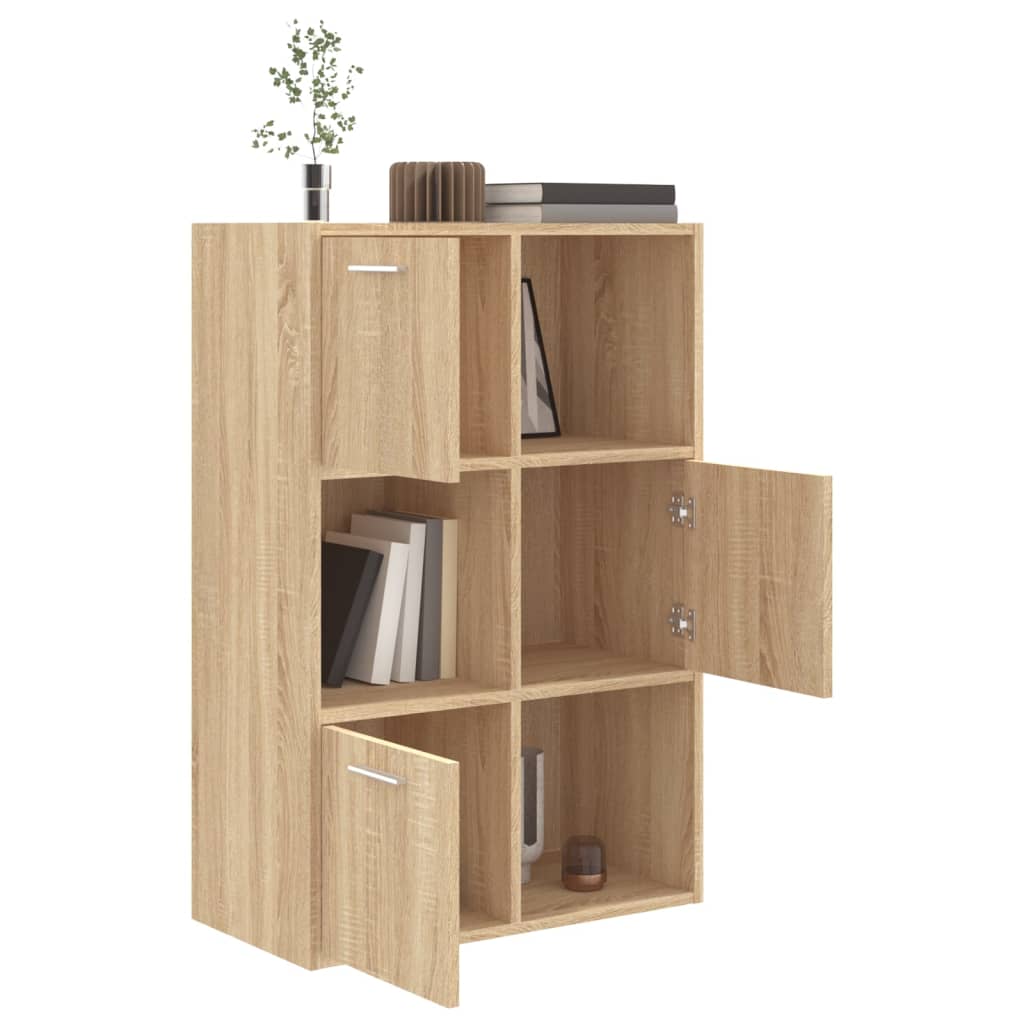 Storage Cabinet Sonoma Oak 60x29.5x90 cm Engineered Wood