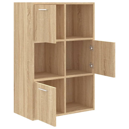 Storage Cabinet Sonoma Oak 60x29.5x90 cm Engineered Wood