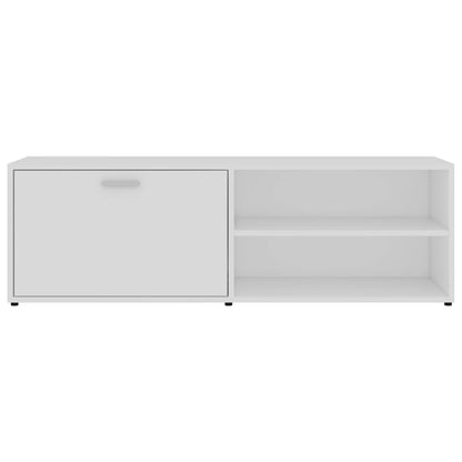 TV Cabinet White 120x34x37 cm Engineered Wood