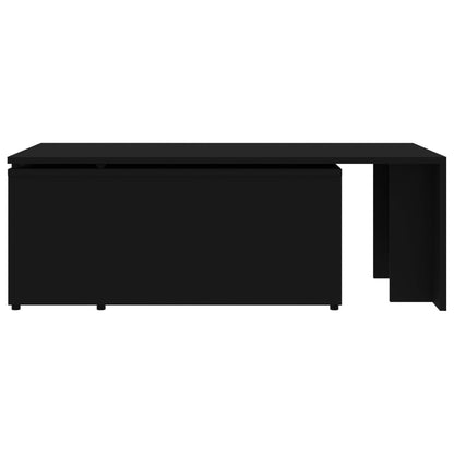 Coffee Table Black 150x50x35 cm Engineered Wood