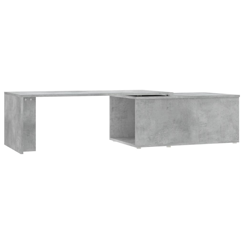 Coffee Table Concrete Grey 150x50x35 cm Engineered Wood