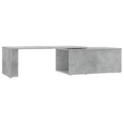 Coffee Table Concrete Grey 150x50x35 cm Engineered Wood