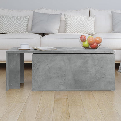 Coffee Table Concrete Grey 150x50x35 cm Engineered Wood