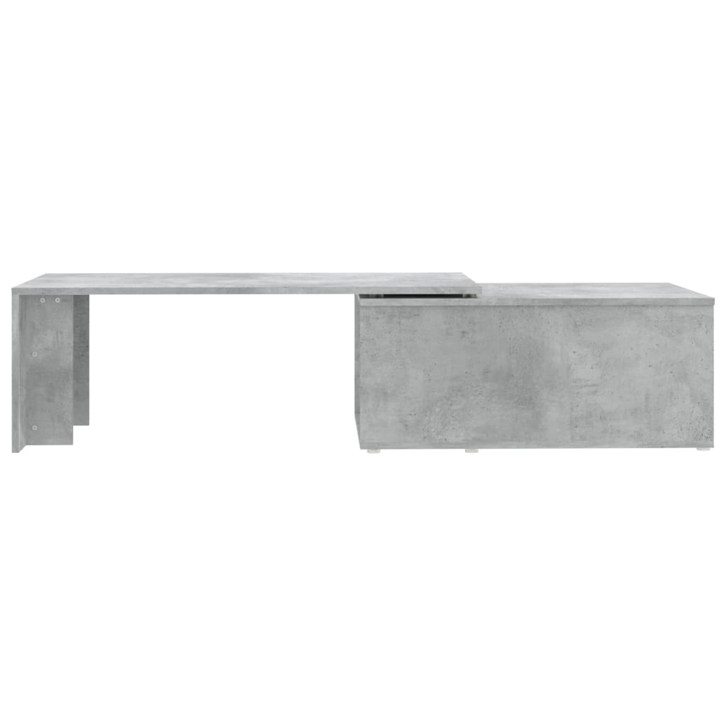 Coffee Table Concrete Grey 150x50x35 cm Engineered Wood