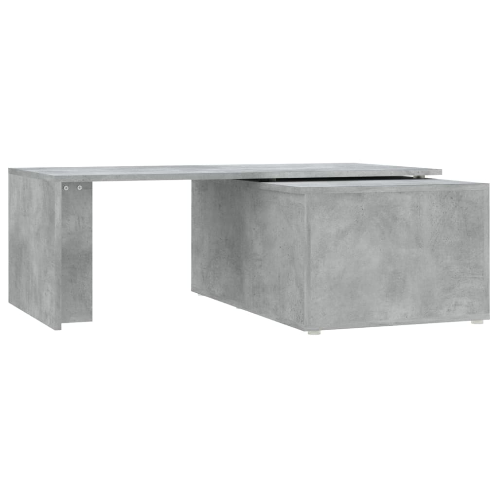 Coffee Table Concrete Grey 150x50x35 cm Engineered Wood