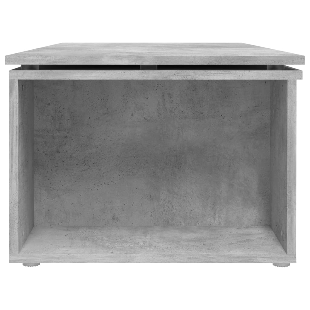 Coffee Table Concrete Grey 150x50x35 cm Engineered Wood