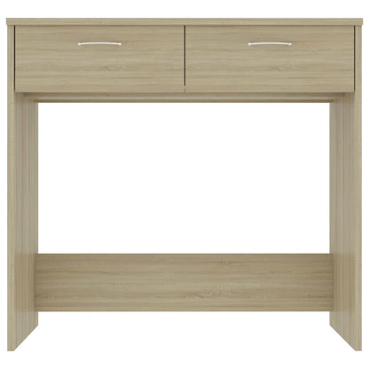 Desk Sonoma Oak 80x40x75 cm Engineered Wood