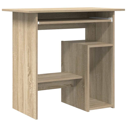 Desk Sonoma Oak 80x45x74 cm Engineered Wood