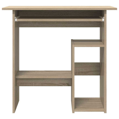 Desk Sonoma Oak 80x45x74 cm Engineered Wood