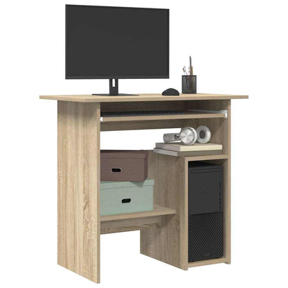 Desk Sonoma Oak 80x45x74 cm Engineered Wood