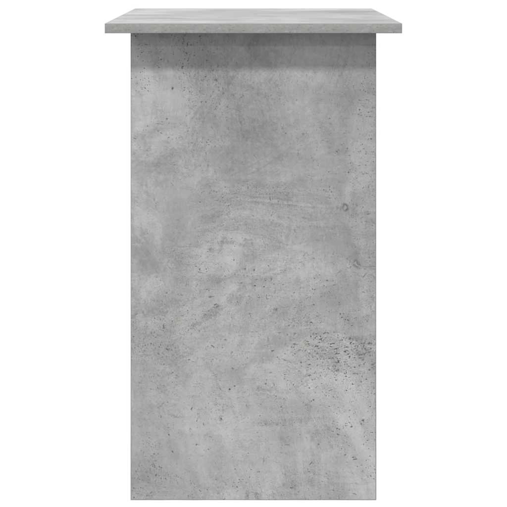 Desk Concrete Grey 80x45x74 cm Engineered Wood