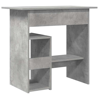 Desk Concrete Grey 80x45x74 cm Engineered Wood