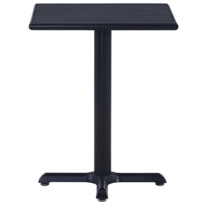 Garden Table  Black 60x60x75 cm