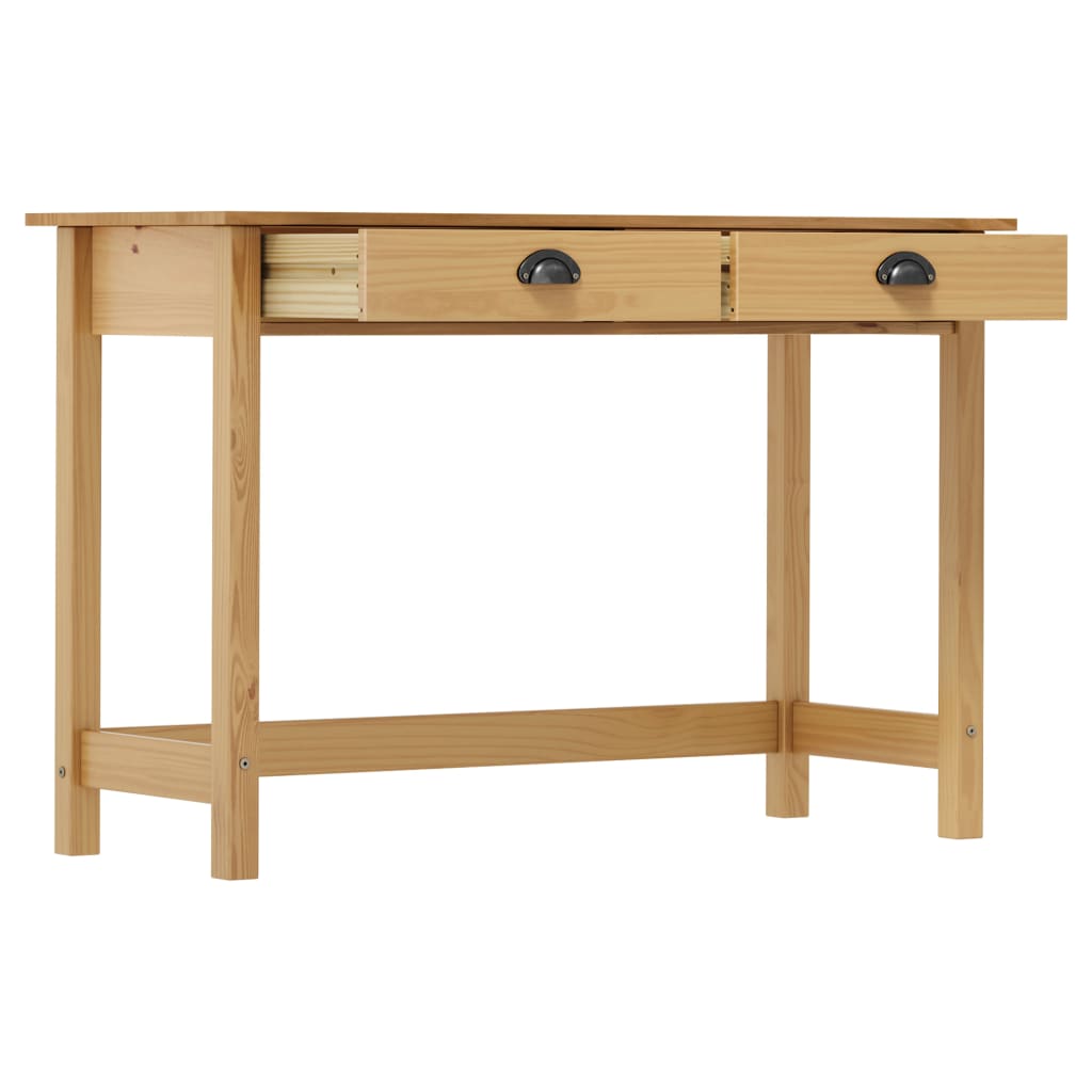 Console Table Hill with 2 Drawers 110x45x74 cm Solid Pine Wood