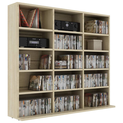 CD Cabinet Sonoma Oak 102x23x89.5 cm Engineered Wood