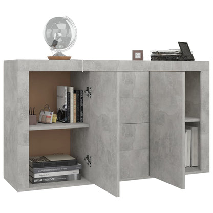 Sideboard Concrete Grey 120x36x69 cm Engineered Wood