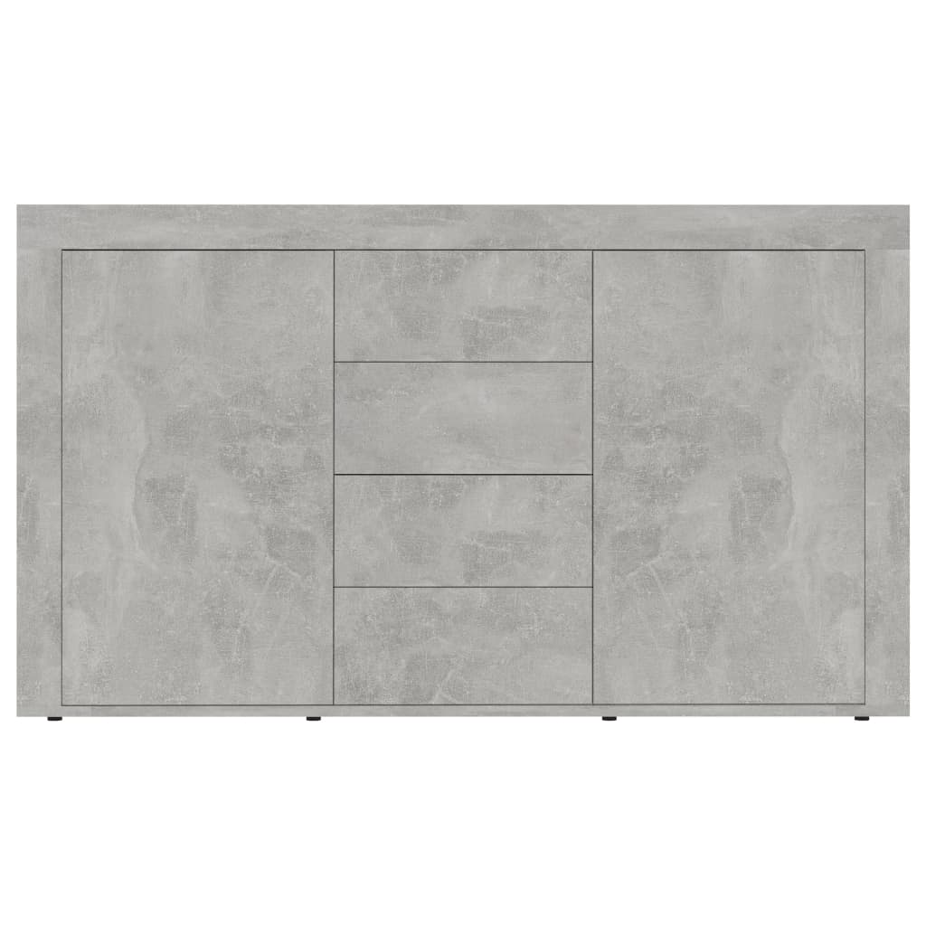 Sideboard Concrete Grey 120x36x69 cm Engineered Wood