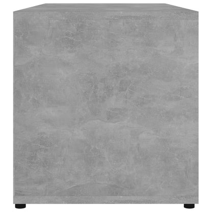 TV Cabinet Concrete Grey 80x34x36 cm Engineered Wood