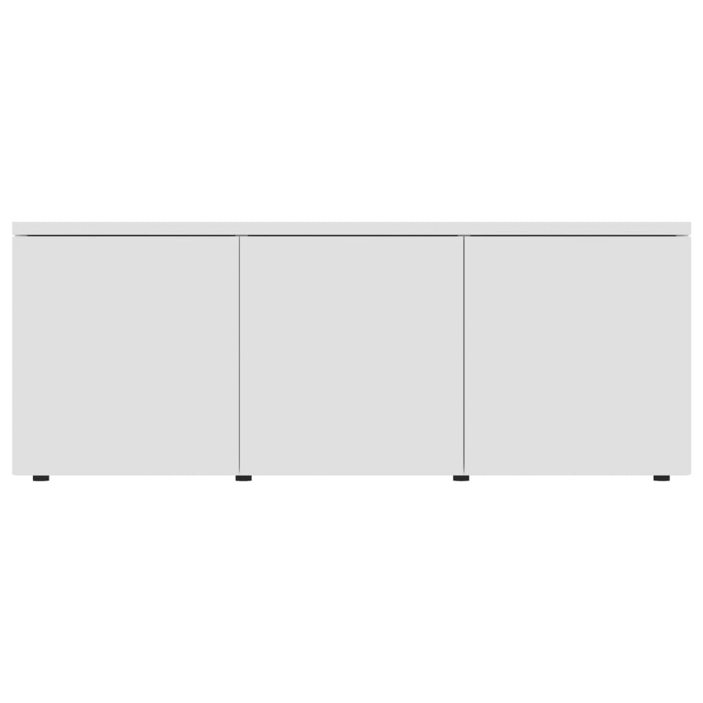 TV Cabinet White 80x34x30 cm Engineered Wood