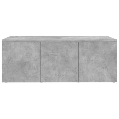 TV Cabinet Concrete Grey 80x34x30 cm Engineered Wood