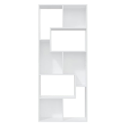 Book Cabinet White 67x24x161 cm Engineered Wood