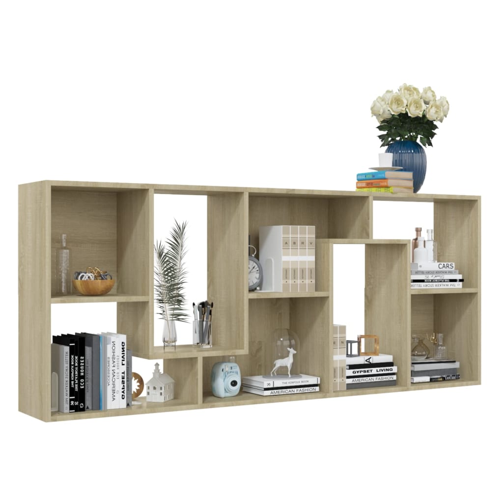 Book Cabinet Sonoma Oak 67x24x161 cm Engineered Wood