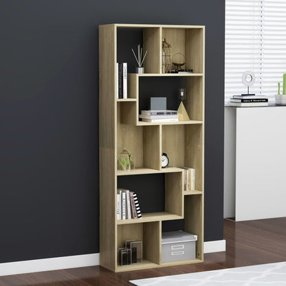 Book Cabinet Sonoma Oak 67x24x161 cm Engineered Wood