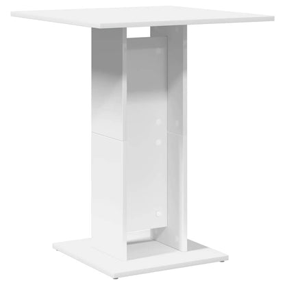 Bistro Table White 60x60x75 cm Engineered Wood