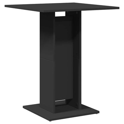 Bistro Table Black 60x60x75 cm Engineered Wood