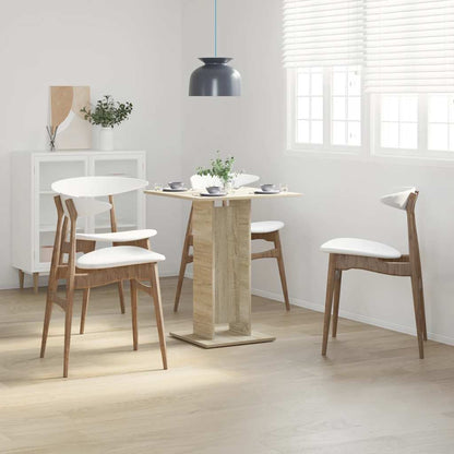 Bistro Table Sonoma Oak 60x60x75 cm Engineered Wood