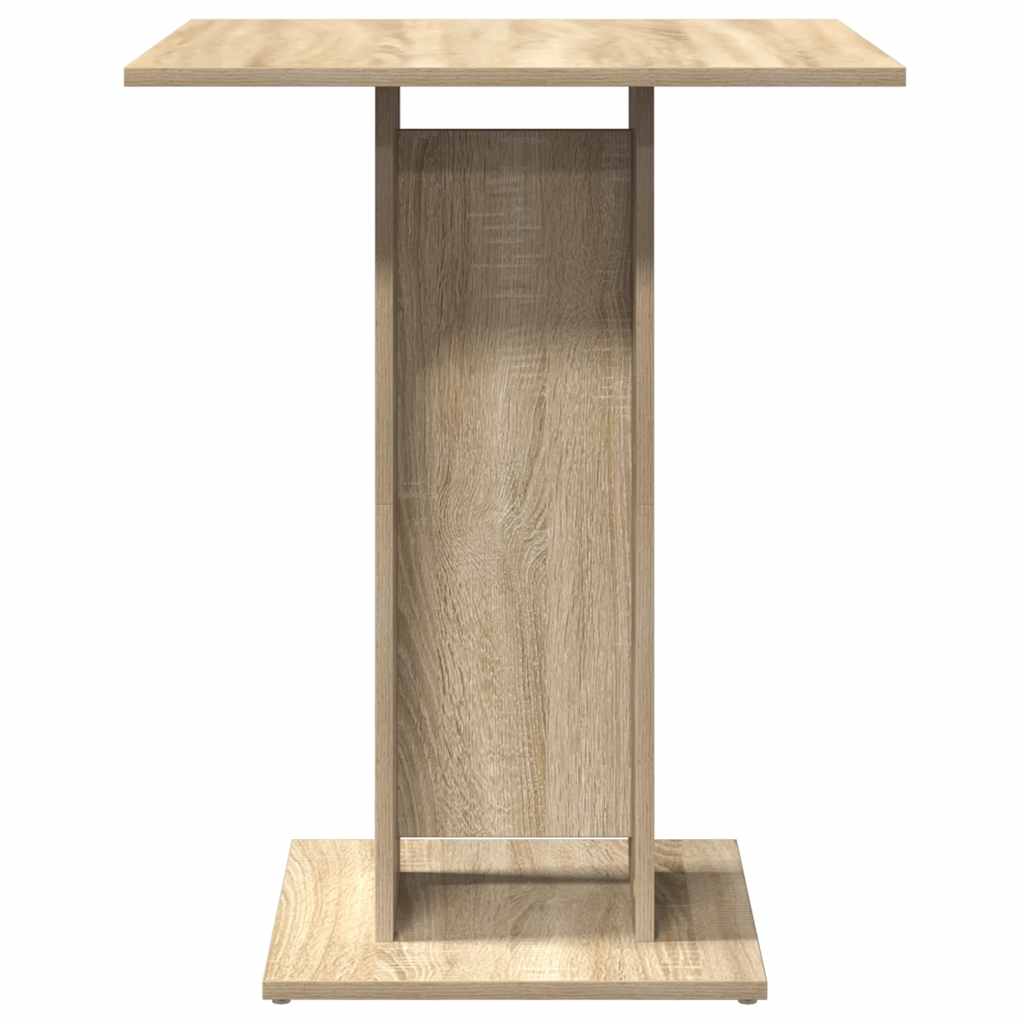 Bistro Table Sonoma Oak 60x60x75 cm Engineered Wood