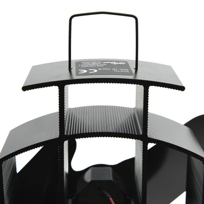Heat Powered Stove Fan 2 Blades Black
