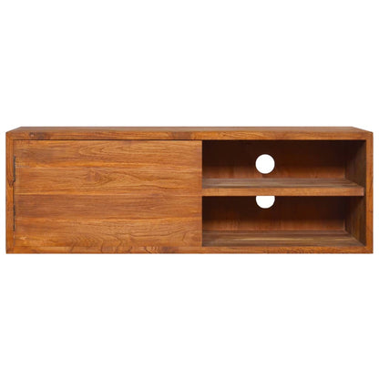 Wall-mounted TV Cabinet 90x30x30 cm Solid Teak Wood