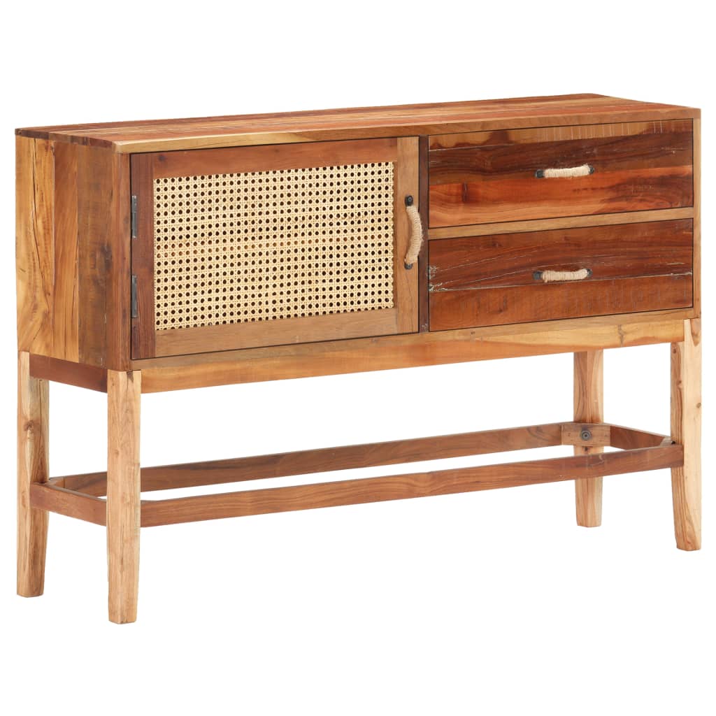 Sideboard 118x30x76 cm Solid Reclaimed Wood