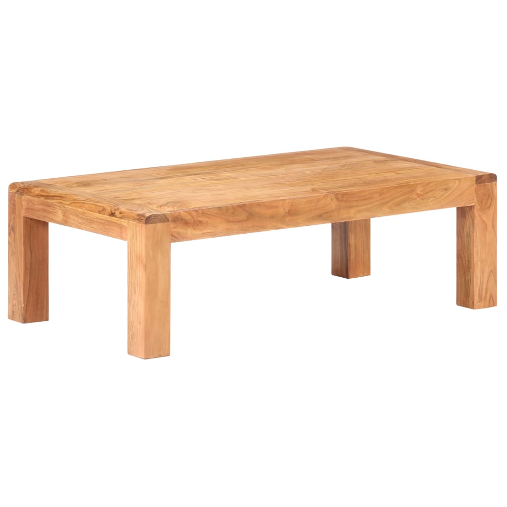 Coffee Table 110x60x35 cm Solid Acacia Wood in Honey Finish