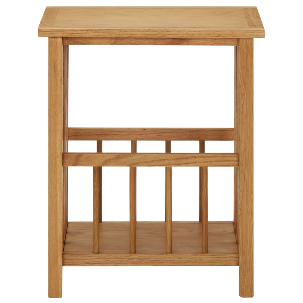 Magazine Table 45x35x55 cm Solid Oak Wood