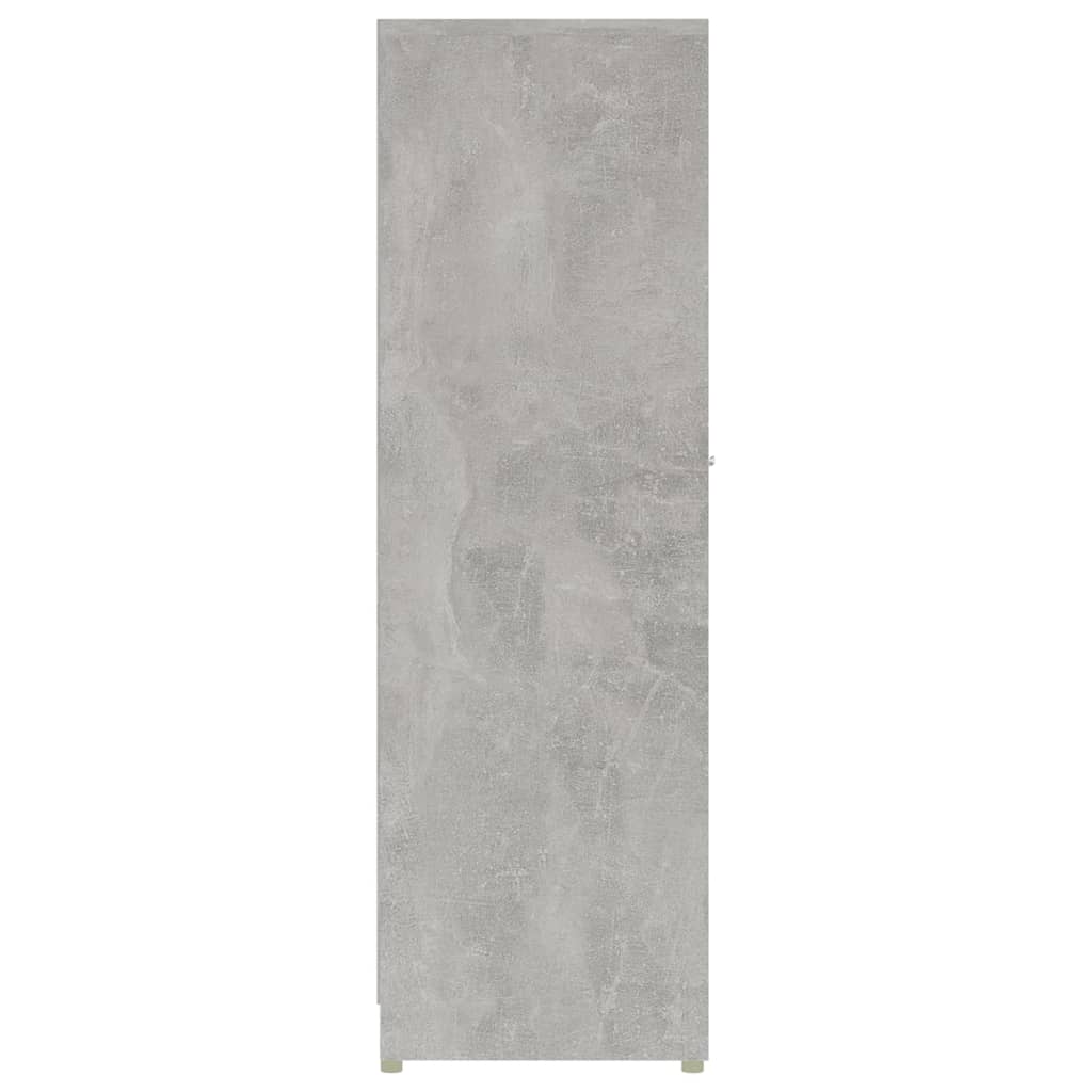 Bathroom Cabinet Concrete Grey 30x30x95 cm Engineered Wood