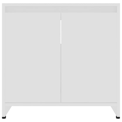 Bathroom Cabinet White 60x33x61 cm Engineered Wood