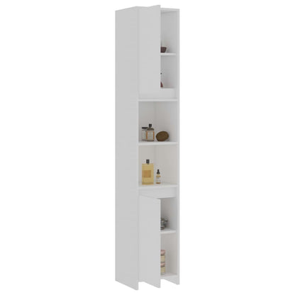 Bathroom Cabinet White 30x30x183.5 cm Engineered Wood