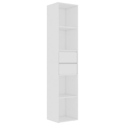 Book Cabinet White 36x30x171 cm Engineered Wood