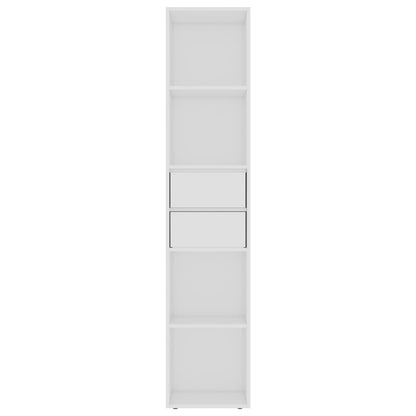 Book Cabinet White 36x30x171 cm Engineered Wood