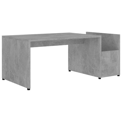 Coffee Table Concrete Grey 90x45x35 cm Engineered Wood