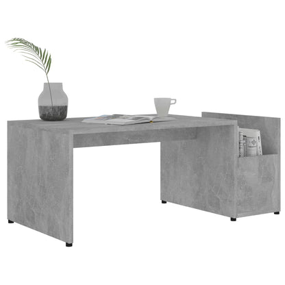 Coffee Table Concrete Grey 90x45x35 cm Engineered Wood