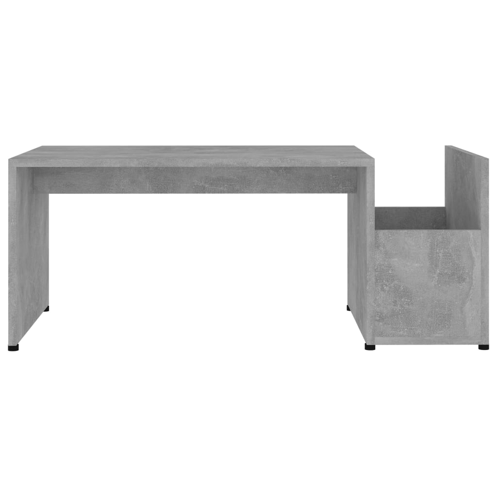 Coffee Table Concrete Grey 90x45x35 cm Engineered Wood