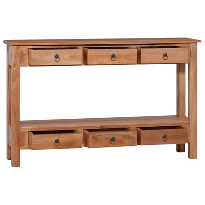 Console Table 120x30x75 cm Solid Mahogany Wood