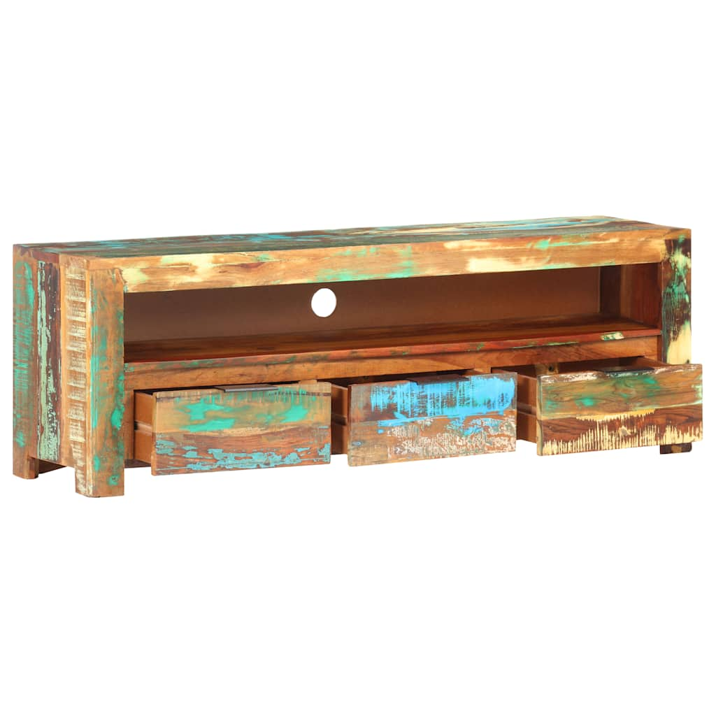 TV Cabinet 119x30x41 cm Solid Reclaimed Wood