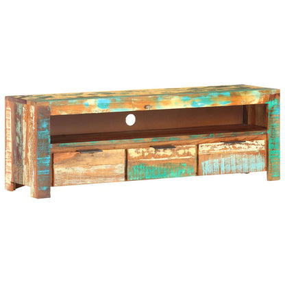 TV Cabinet 119x30x41 cm Solid Reclaimed Wood