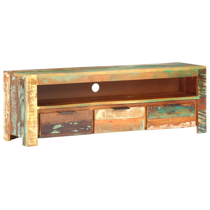 TV Cabinet 119x30x41 cm Solid Reclaimed Wood