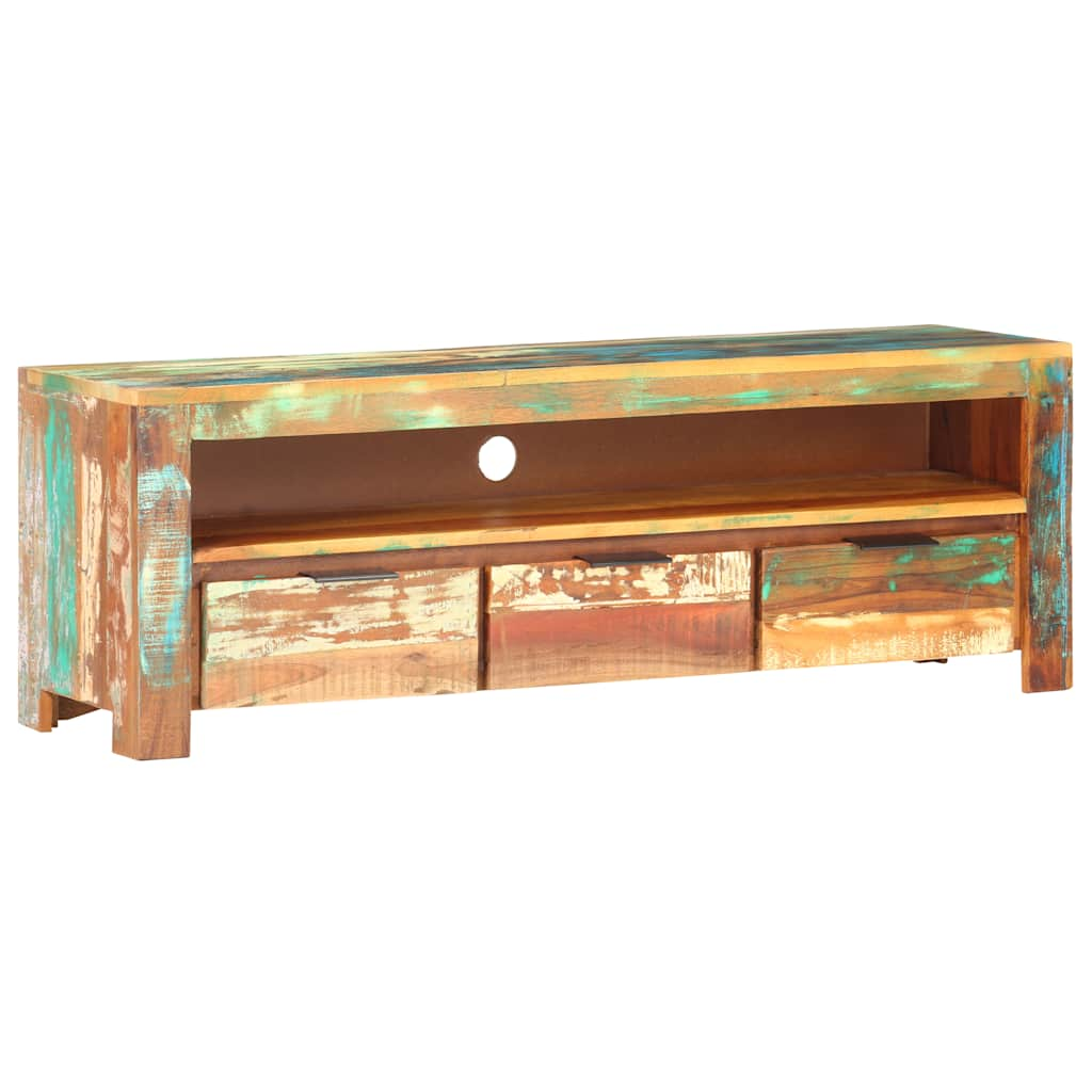 TV Cabinet 119x30x41 cm Solid Reclaimed Wood