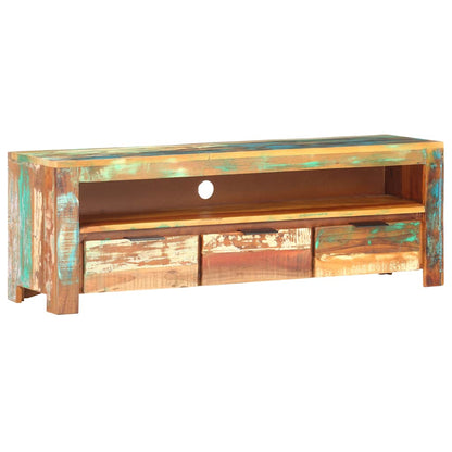 TV Cabinet 119x30x41 cm Solid Reclaimed Wood